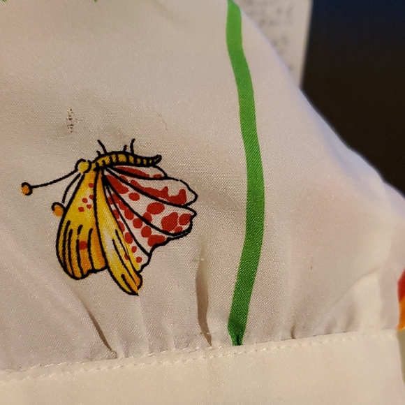 Vtg Floral print blouse, S, AS IS - Picture 8 of 8